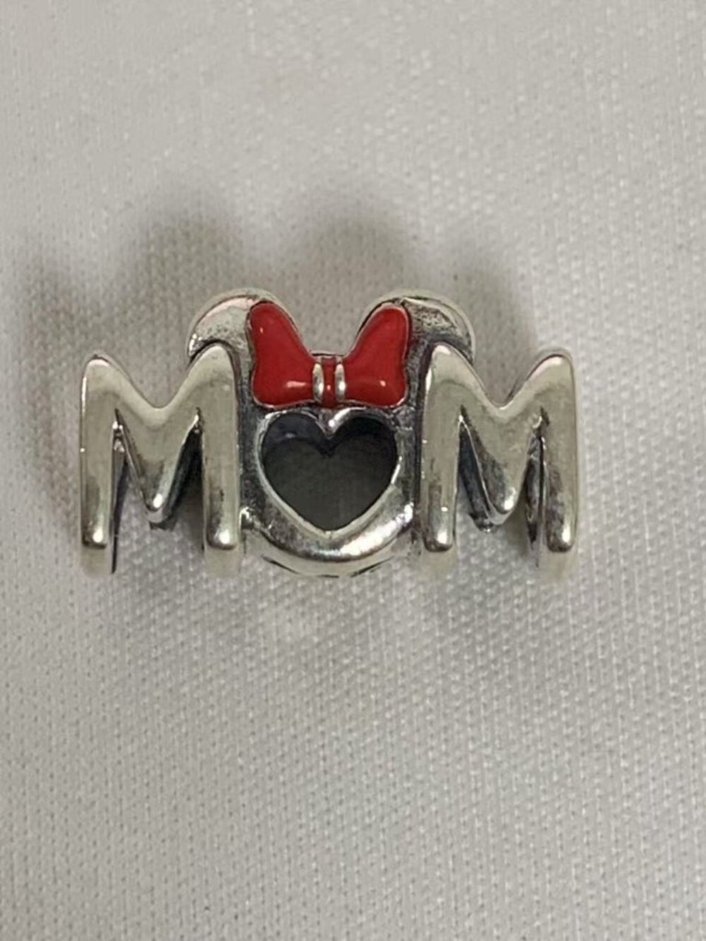 Pandora Disney Minnie Mouse Bow & Mum Charm, S925 Silver Jewelry
